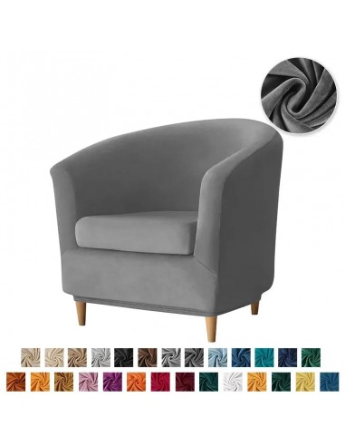 Housse fauteuil club VELVET sur le site 