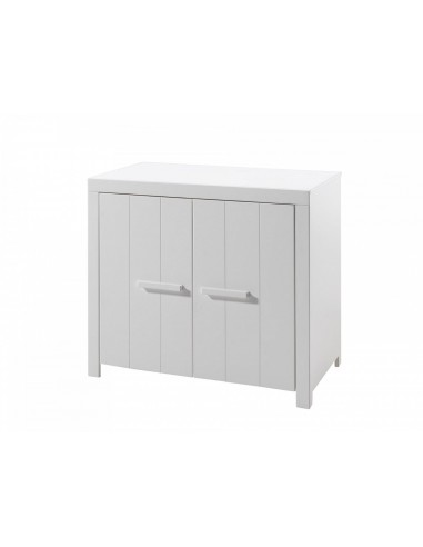 PIN ET 2-DOOR MDF en bois commodité, pour White Erik, L100XA57XH87 cm bébé Jusqu'à 80% De Réduction