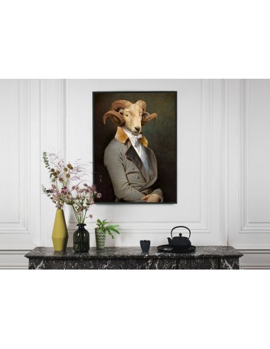 PORTRAIT MURAL "BEL AMI" TAILLE L - Ibride pas cher chine