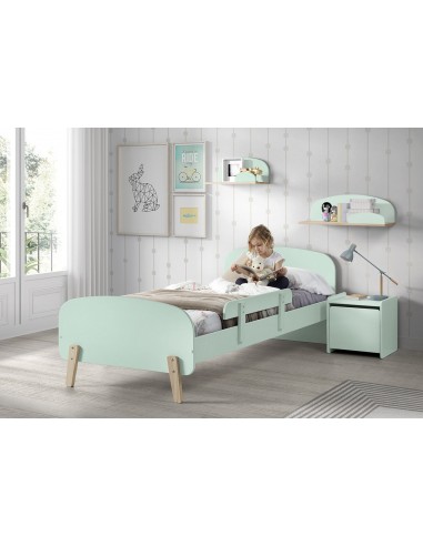 Ensemble de mobilier de chambre à coucher et MDF, pour les enfants 5 pièces Kiddy Green Lie, 200 x 90 cm soldes