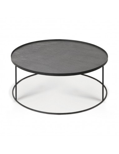 ROUND TRAY TABLE BASSE XL - Ethnicraft le des métaux précieux