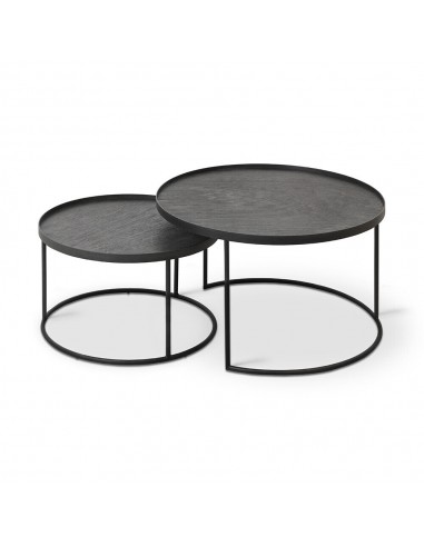 ROUND TRAY SET DE TABLES BASSES S/L - Ethnicraft online