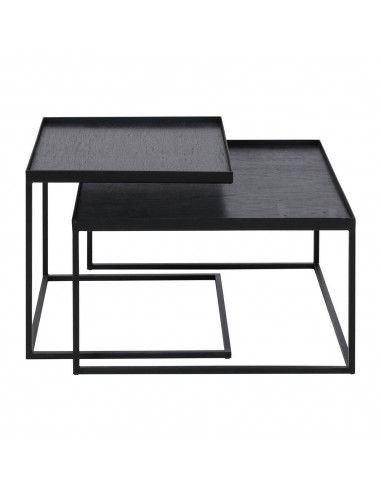 SQUARE TRAY SET DE TABLES BASSES S/L - Ethnicraft pour bénéficier 