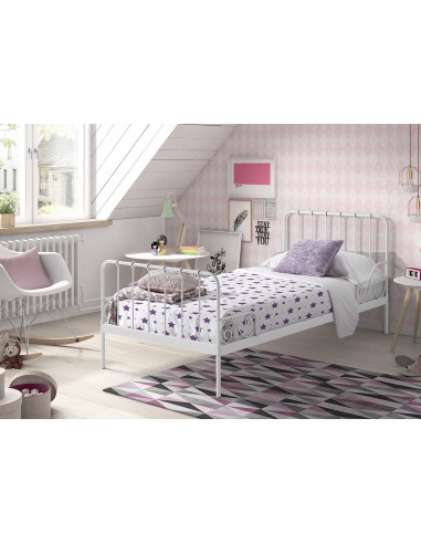 Lit métallique pour enfants Alice White, 200 x 90 cm Toutes les collections ici