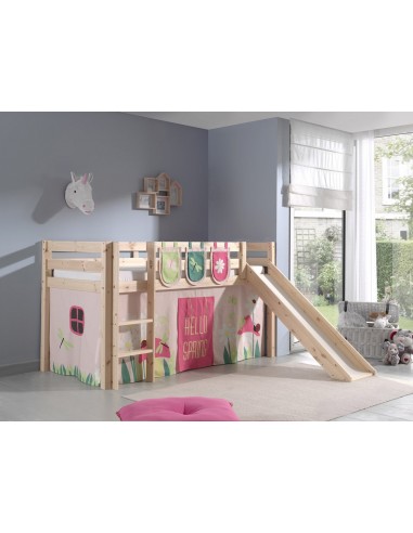 Pin de plancher en bois, avec toboggan de pino pino pour enfants, 200 x 90 cm d'Europe débarque