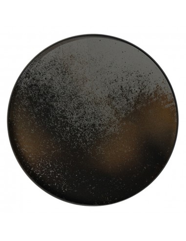 BRONZE PLATEAU MIROIR VIEILLI - ROND - XL - Ethnicraft en ligne