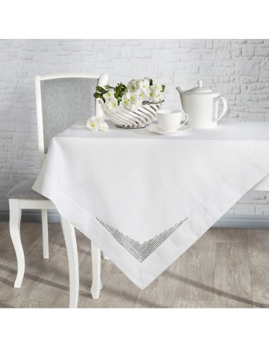 Nappe de table Klara, Blanc, 160 x 260 cm 50% de réduction en Octobre 2024