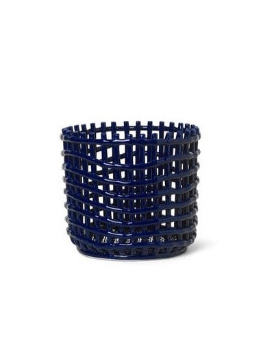 CERAMIC BASKET LARGE - 3 coloris - Ferm Living soldes