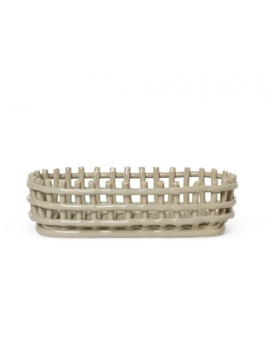 CERAMIC BASKET OVAL - 3 coloris - Ferm Living 2 - 3 jours ouvrés.