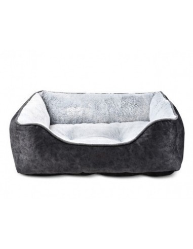 Lit pour animaux de compagnie avec rebords hauts, Cosy S, Gris clair / Gris foncé, L61x48xH18 cm est présent 