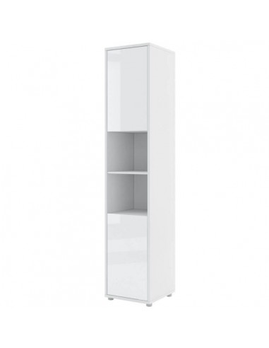 Armoire haute 2 portes, BC08, Blanc Brillant, L45xl46xH217 cm 2 - 3 jours ouvrés.