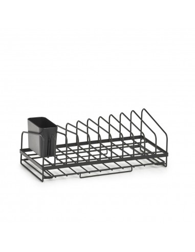 Suport uscator vase din metal, Rack Negru, L36,8xl17,5xH13,5 cm des créatures d'habitude