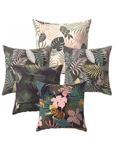 Collection Tropical Mood 5 coussins Economisez 