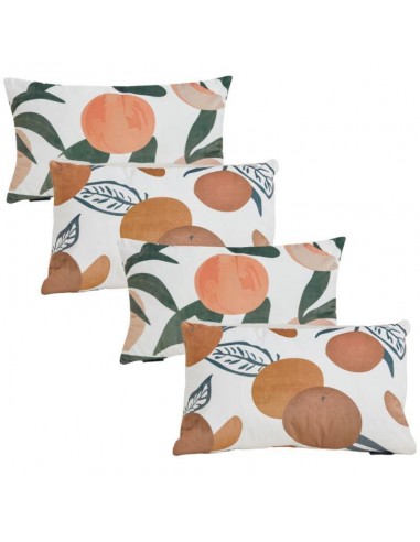 Collection Tropical Peach 4 coussins pas cher