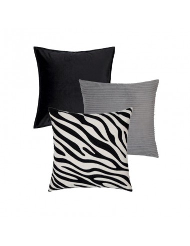 Collection Zebra Black 3 coussins meilleur choix