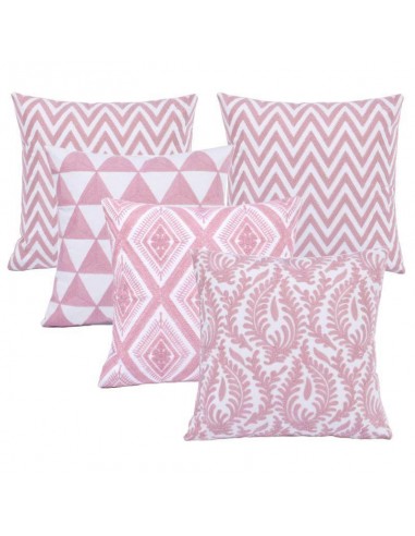 Collection Pink Serie 5 coussins livraison et retour toujours gratuits