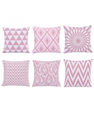 Collection Pink Serie 6 coussins Véritable concentré