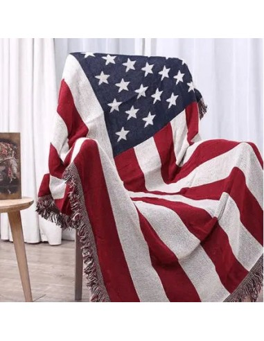 FLAG - Serviette de canapé en tissu épaissi - Motif USA et UK les ligaments